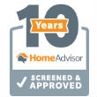 HomeAdvisor - 10 Years Screened & Approved